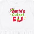 thumbnail image 4 of Inktastic Christmas Santa's Cutest Elf Girls Toddler Dress, 4 of 5