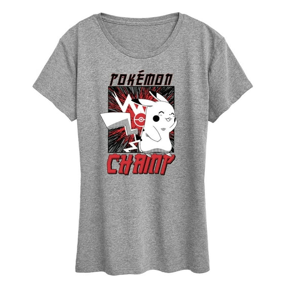 Pokémon - Pokémon Champ - Women's Short Sleeve Graphic T-Shirt