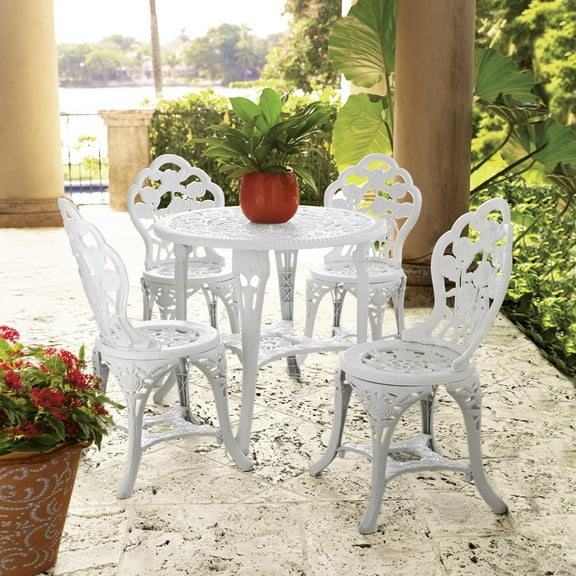 BrylaneHome 5-Piece Table And Chair Bistro Set