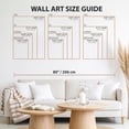 thumbnail image 6 of Medium - Round Unframed Walnut Wooden Wall Sculpture Set of 3 Home Decor Accent, 6 of 7