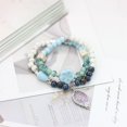 thumbnail image 1 of Accesorios envueltos doble estilo étnico pulsera de cerámica pulsera de cuentas mujer alto sentido, 1 of 6
