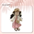 thumbnail image 3 of Bewildely Muñeca de algodón para niñas y niños, linda con ropa hecha a mano, vestido DIY, muñecas de juguete, adornos, juguetes, regalos, suministro Juguetes de construcción tipo 8 Bewildely FN011511-08, 3 of 6