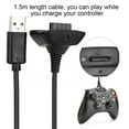 thumbnail image 4 of Herwey Charging Cable For XBOX 360 Controller, Charging Cable For Microsoft XBOX 360 Controller,High Quality 2 In 1 1.5m Charging Cable For Microsoft XBOX 360 Controller Fast Charging, 4 of 7