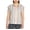 Pink, variant on Womens' Short Sleeve Linen Blend Shirt (Pink Stripe, Small)