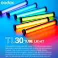 thumbnail image 2 of Tubo de luz Godox TL30 RGB a todo color CRI 97 TLCI 99 8W, 2 of 9