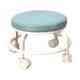 thumbnail image 3 of Taburete de asiento de rodillo bajo, taburete de rueda de polea, taburete giratorio de 360 degree, taburete pequeño y cómodo para pedicura, taburete para Azul perfecl Asiento rodante bajo, 3 of 8