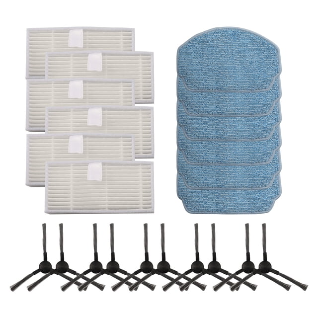 For Conga 999 For X-Treme Robot Vacuum Cleaner Side Brush Filter Mop Cloth