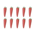 thumbnail image 1 of 10 unids encantador simulación zanahoria modelos Mini zanahorias modelos Mini Carrot Bujes, 1 of 5