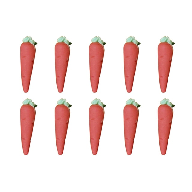 10 unids encantador simulación zanahoria modelos Mini zanahorias modelos Mini Carrot Bujes