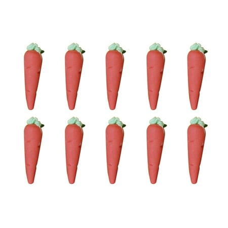 

10pcs Lovely Simulation Carrot Models Mini Carrot Models Mini Carrot Props