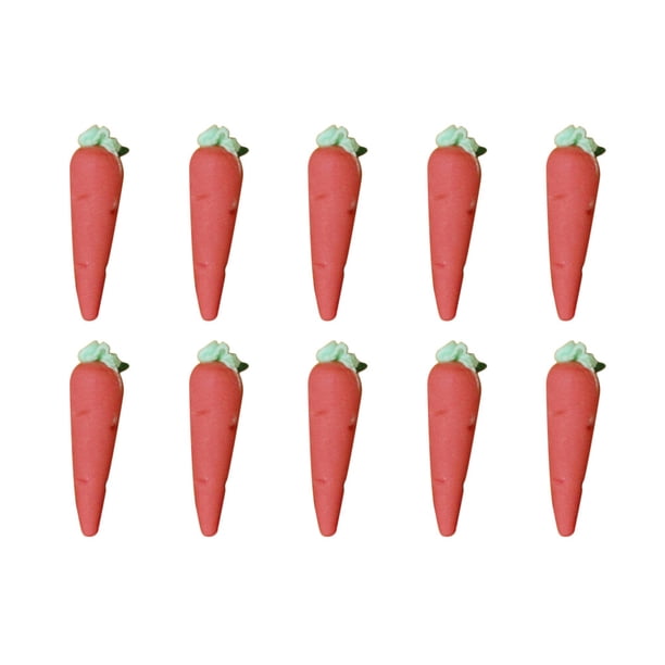 10 unids encantador simulación zanahoria modelos Mini zanahorias modelos Mini Carrot Bujes