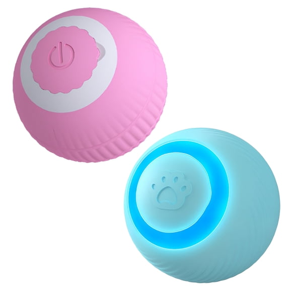 BESTSKY 2Pcs Cat Toys for Indoor Cats,Touch Activation Moving Cat Toy,Smart Play Ball Design Interactive Cat Toy,Style1