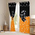 thumbnail image 3 of Homewish Teens Adults Female Men Cute Ribbon Bowtie Blackout Curtains Set of 2 (52x84 Each),Cartoon Polka Dots Window Curtains,Dreamy Princess Curtains and Drapes,Luxury Bedroom Decor, 3 of 6