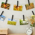 thumbnail image 2 of 100 Pack Wooden Clothespins for Hanging Laundry, Crafts, Photos (Black, 4 In), 2 of 10
