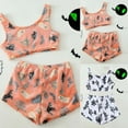 thumbnail image 4 of Hpapadks Halloween Sexy Pajama Set for Women Cute Graphic Tank Tops and Shorts 2 Piece Sleepwear Women Pjs Sets White, 4 of 4