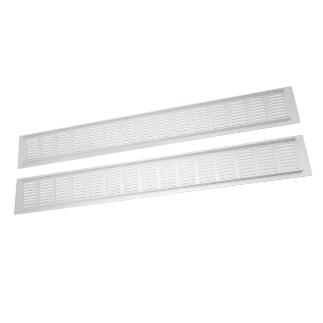 Aluminium Alloy Rectangular Ventilation Grille Plate for Cabinet Shoe Closet Vent, Ventilation Cover for RVs Campervans