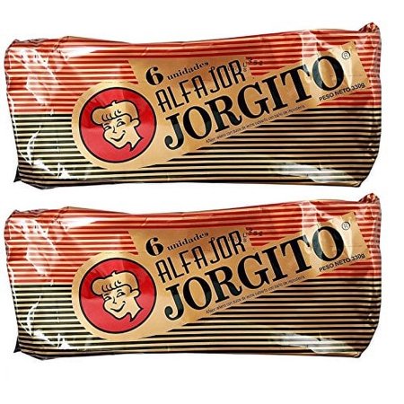 JORGITO Alfajor Dulce de Leche chocolate 6 ct. 330 gr. (Chocolate, 2)
