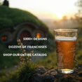 thumbnail image 5 of Engraved 16oz Pint Glass Inspired By JRR Tolkien's One Ring and Middle Earth | Unique Elvish Wizard Decor | Perfect Christmas Gift, 5 of 6