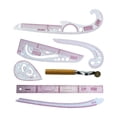 thumbnail image 4 of DIY Sewing Ruler Tailor Set Designers Sewing Tools Durable Dressmakers Ruler 6 Ruler, 4 of 8