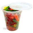 thumbnail image 5 of PCM 32 oz. Heavy Duty Round Deli Food Soup Plastic Container w/Lid 100% BPA Free (Pack of 24 Sets), 5 of 6