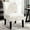 White, variant on White Polyester Armless Chair / Comfortable Seat Height for Home