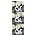 thumbnail image 1 of Guardurnaity 8cm 26 White Wood Letters Alphabet Wear-resistant Shop Photography Lightweight Decoration Props Ornament Stable 26 # 3piezas, 1 of 6
