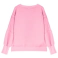 thumbnail image 5 of Oversized Sweatshirts for Teen Girls Crewneck Long Sleeve Solid Color Pullover Tops Kids Fall Winter Warm Cute Trendy Clothes, 5 of 6