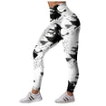 thumbnail image 6 of GEWSEY High Waisted Exercise Yoga Pants with Pockets Workout Leggings for Women Running Pants (Black, XL), 6 of 7
