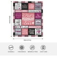 thumbnail image 4 of Pharmacist Gifts Blanket 60" x 50" , Pharmacist Gifts for Women, Gifts for Pharmacists, Pharmacist Gift Ideas, Pharmacy Student Gifts, Pharmacy Gifts for Coworkers, Pharmacist Appreciation Week Gift, 4 of 6