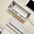 thumbnail image 5 of Cable Management Box with Power Strip Organizer and Device Stand for Home Office Desk Cord Storage and Clutter-Free Workspace, 5 of 6