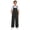 Black, variant on Kids Cargo Overalls Boys Girls Wide Leg Camo Bib Jumpsuit Adjustable Straps Loose Fit Pants Romper Fall School Clothes