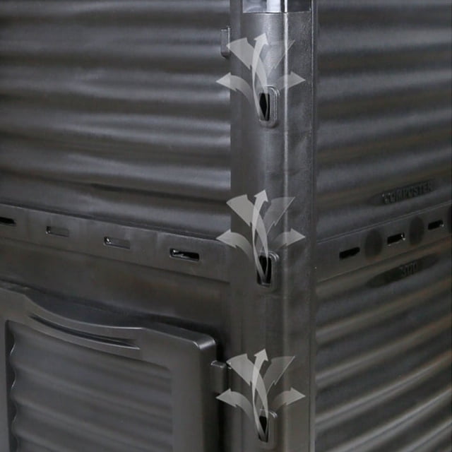 Garden Composter Bin,Composting Bin Prevent Corrosion Garden Supply Compost Box World-Class Design