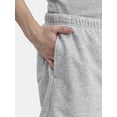 thumbnail image 2 of No Boundaries Soft Fleece Jogger Shorts, 6" Inseam, Men's and Big Men's, 2 of 5