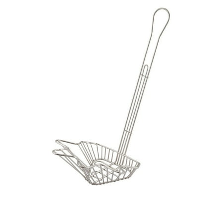 

Winco TB-22 18-Inch Triangle Taco Salad Bowl Basket Deep Fryer Taco Holder Basket Commercial Heavy-Duty Taco Fry Basket with Handle