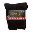 thumbnail image 3 of Men's Gold Toe 656SB Cushioned Cotton Crew Socks - 8 Pack (Black XL), 3 of 5