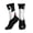 1 Black, variant on Women's Men's Bow Tie Clipart Tuxedo Colorful Novelty Pattern Crew Athletic Socks