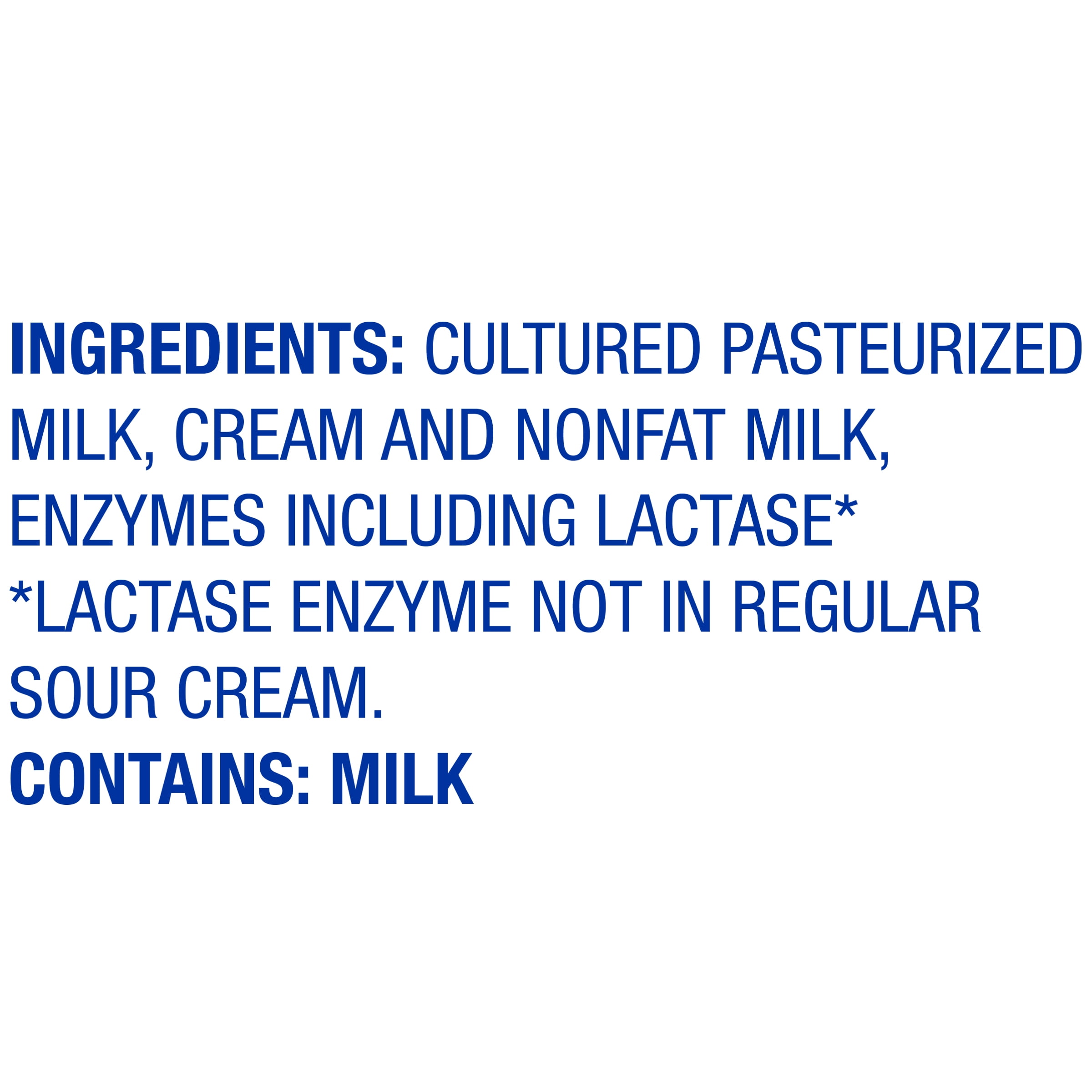 Lactaid 100% Lactose-Free Sour Cream, 16 oz