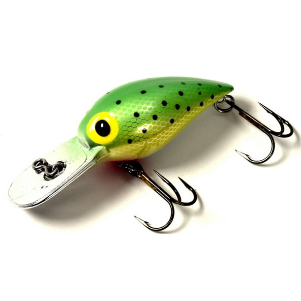B.S. Fish Tales Brad's Wiggler, Green Sparkle