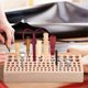 thumbnail image 4 of 98 Holes Leather Craft Tool Holder, Leather Working Tool Holder, 4 of 5
