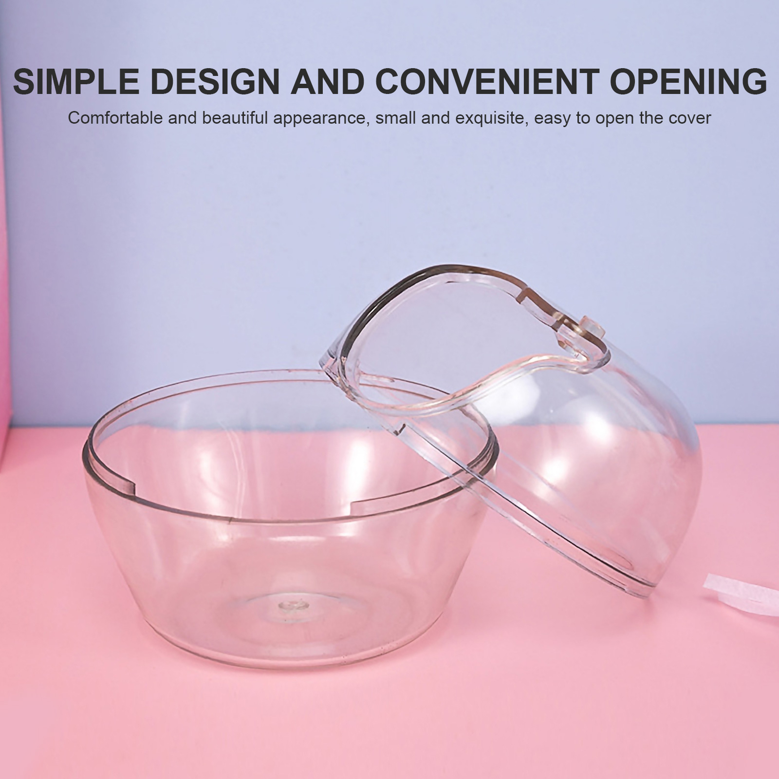 PENIKOKO 1-Pack Chinchilla Dust Bath Container with Plastic Hamster Sand Bathing Supplies for Small Pets
