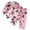 Pink, variant on Hpapadks Pajamas for Girls Themed Christmas Pajama Set for Long Sleeve Top Pants Toddler Pjs Pink 3-4 Years