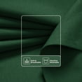 thumbnail image 7 of HEIRLOOM COMFORT Forest Green Solid Panel Curtains, 63 Inches Long, Set of 2, 100% Cotton, Light Filtering for Privacy, Nature-Inspired Farmhouse Look, Great for Bedroom, Living Room, 54" W x 63" L, 7 of 7
