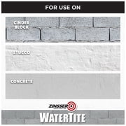 Bright White, Zinsser WaterTite-LX Ultra Waterproofing Paint-271098, 1 qt