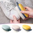 thumbnail image 1 of Fiudx Cepillo de Cerdas Suaves para Zapatos, Herramienta de Limpieza Multiusos para El Hogar, Cuidado Delicado de Las Telas, Agarre Cómodo, Lavado Sin Dañarlas, Ideal para Zapatos y Ropa, Tamaño 12,5, 1 of 2
