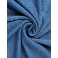 thumbnail image 5 of Conjunto de lounge de 2 piezas para mujer INSPIRE CHIC, suéter de punto, camiseta de manga corta y pantalones cortos, pijama, 2XL, azul, 5 of 5