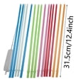 thumbnail image 3 of Solid Color Tube With Ring Can Be Reused And Lengthened 31.5cm Straw, 3 of 6