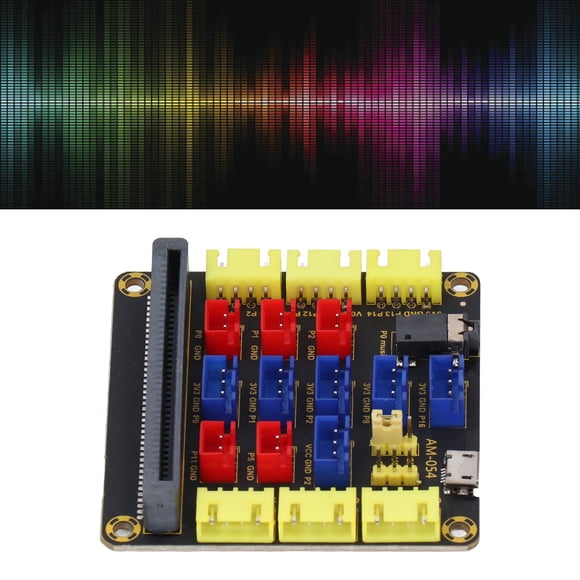 Placa De Expansión Tipo B, Profesional DC 3.3~5.5V 3.5mm Placa De Desarrollo De Expansión De Sonido Fuente De Alimentación Micro USB Alto Rendimiento Fácil Instalación Para