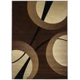 thumbnail image 1 of United Weavers Contours Zaga Tapis Oversize Chocolat, 1 of 1