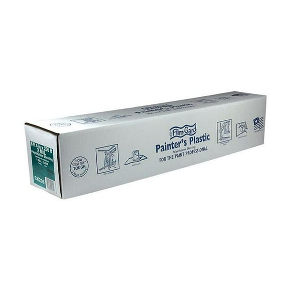 Berry plastics 625809 8 ft. 4 in. x 200 ft. 2 Mil Clear Multi-Purpose Poly Sheet