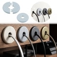 thumbnail image 2 of Round Split Wall Hole Cover Plate Self Adhesive Cable Pass Through Decorative Wall Patch for Concealing Wiring Pipes Indoor Home Improvement Supply Gift, 2 of 6